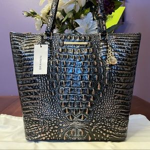 🖤 🖤 NWT Brahmin Dusk Metallic Large Asher Tote Bag